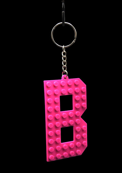 🧱 Personalized 3D Printed Lego Initial Keychain 🧱