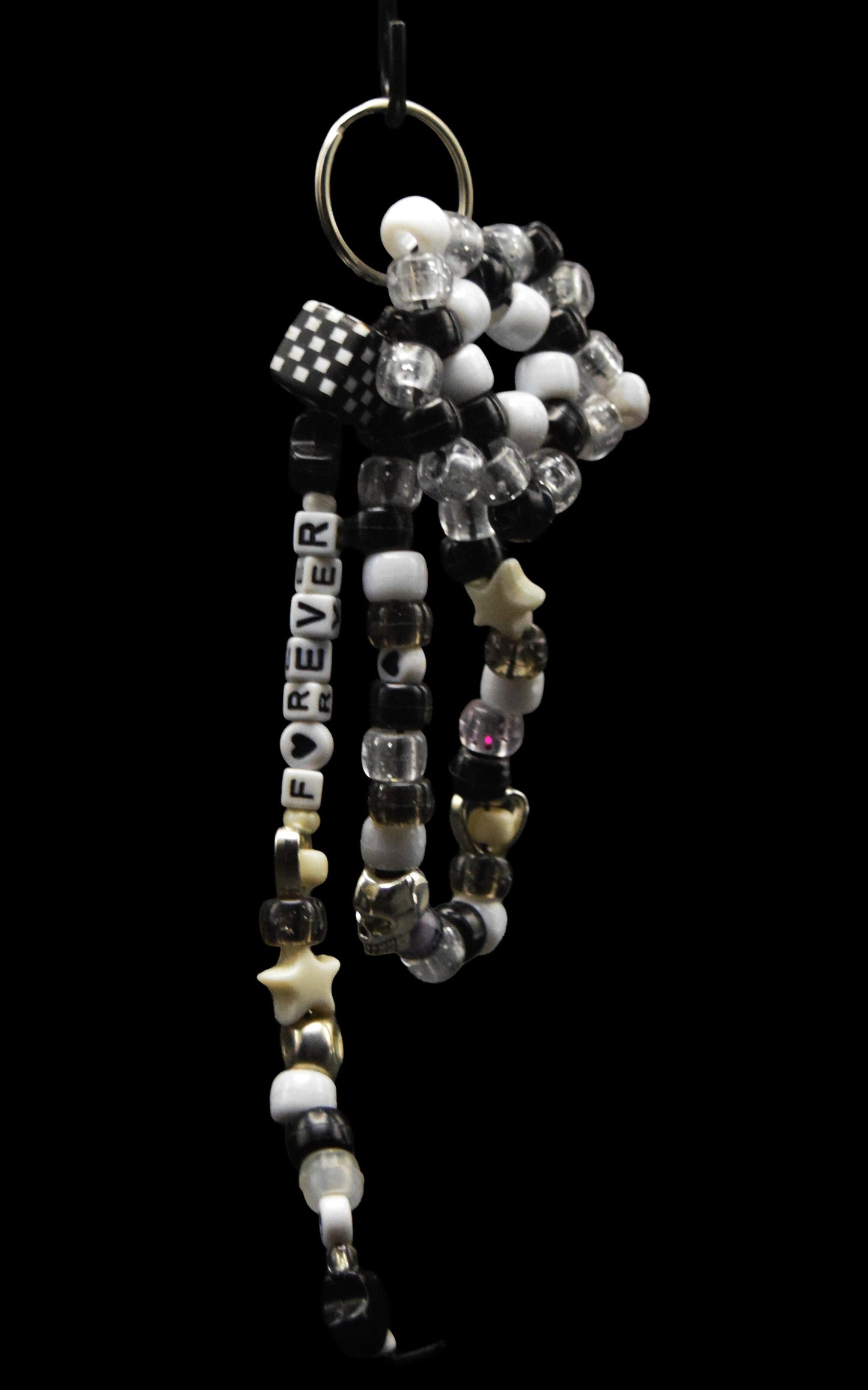 🌈 Beaded Message Keychain 🌈