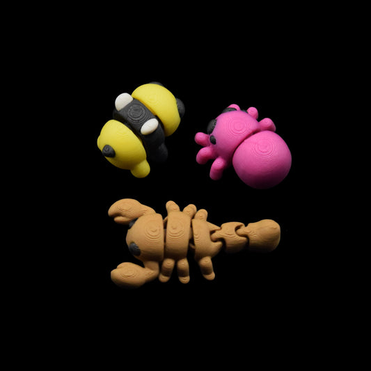 🧸 Wiggle Buddies: Adorable 3D Printed Articulated Miniatures! 🦁