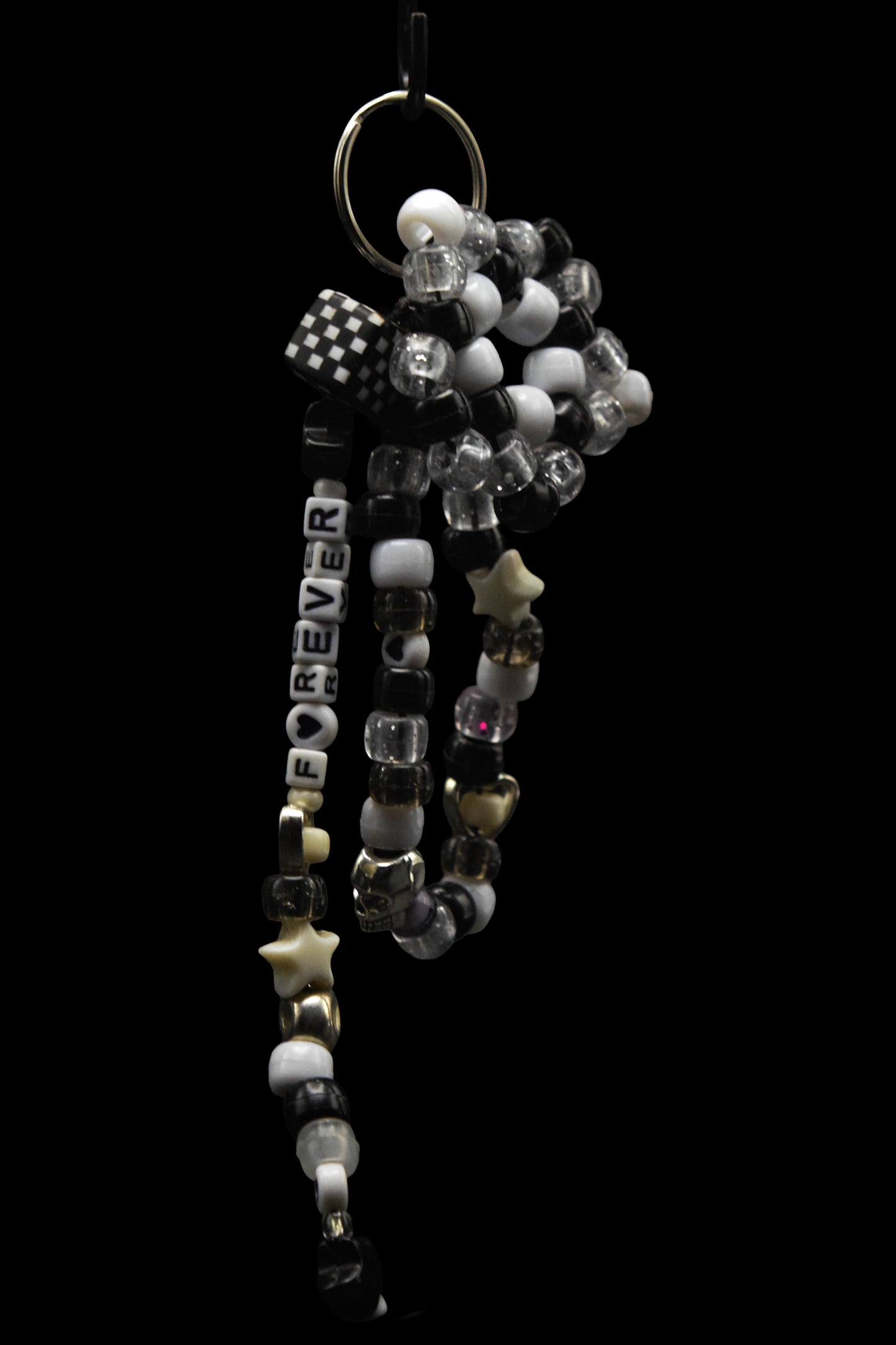 🌈 Beaded Message Keychain 🌈