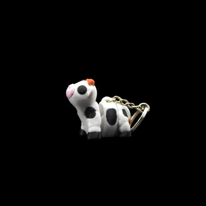 🐄 Moo-velous Cow Charm Keychain 🐄