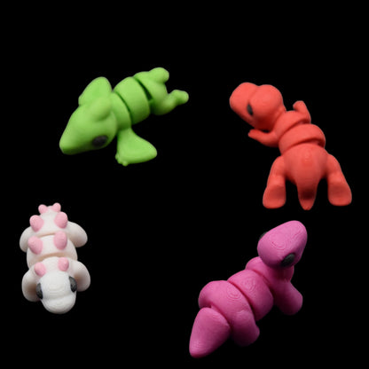 🧸 Wiggle Buddies: Adorable 3D Printed Articulated Miniatures! 🦁