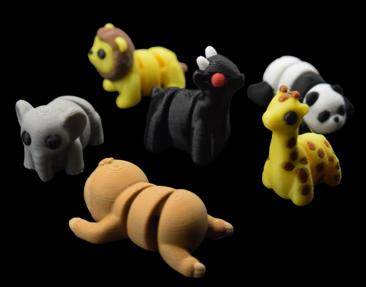 🧸 Wiggle Buddies: Adorable 3D Printed Articulated Miniatures! 🦁