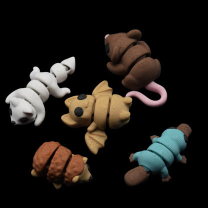 🧸 Wiggle Buddies: Adorable 3D Printed Articulated Miniatures! 🦁