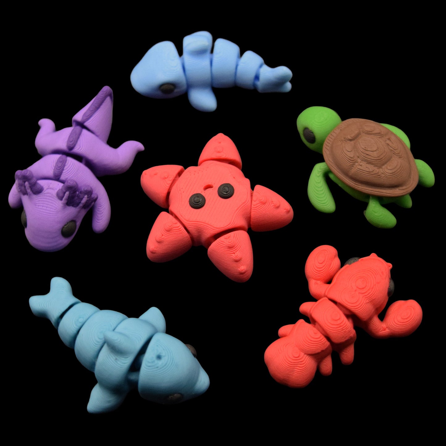 🧸 Wiggle Buddies: Adorable 3D Printed Articulated Miniatures! 🦁