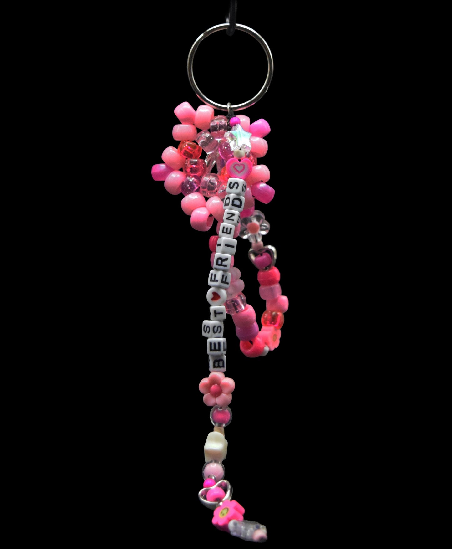 🌈 Beaded Message Keychain 🌈