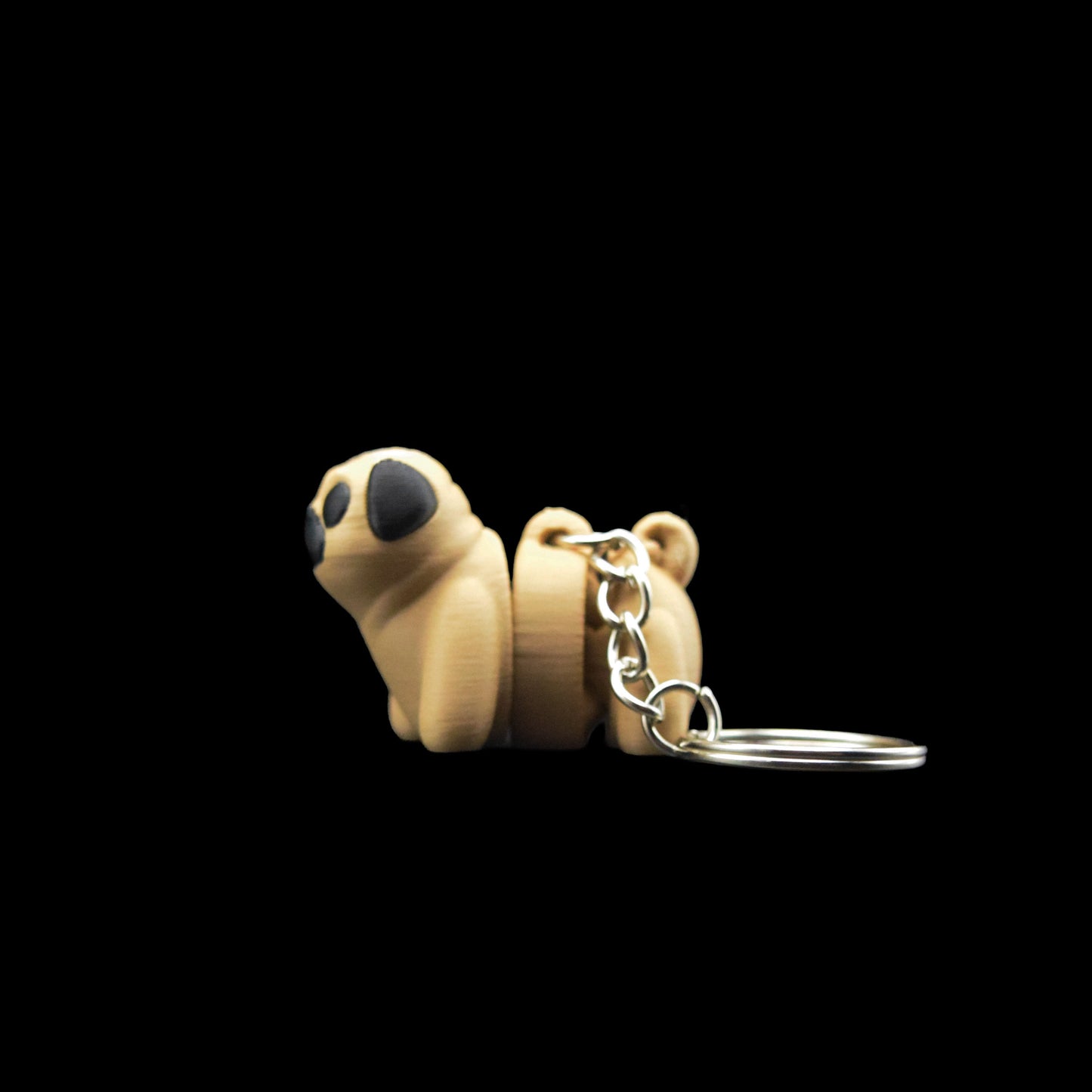 🐶 Snorting Pug Charm Keychain 🐶