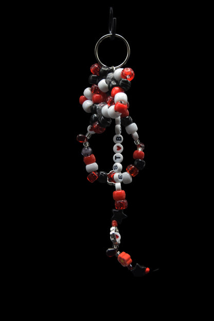 🌈 Beaded Message Keychain 🌈