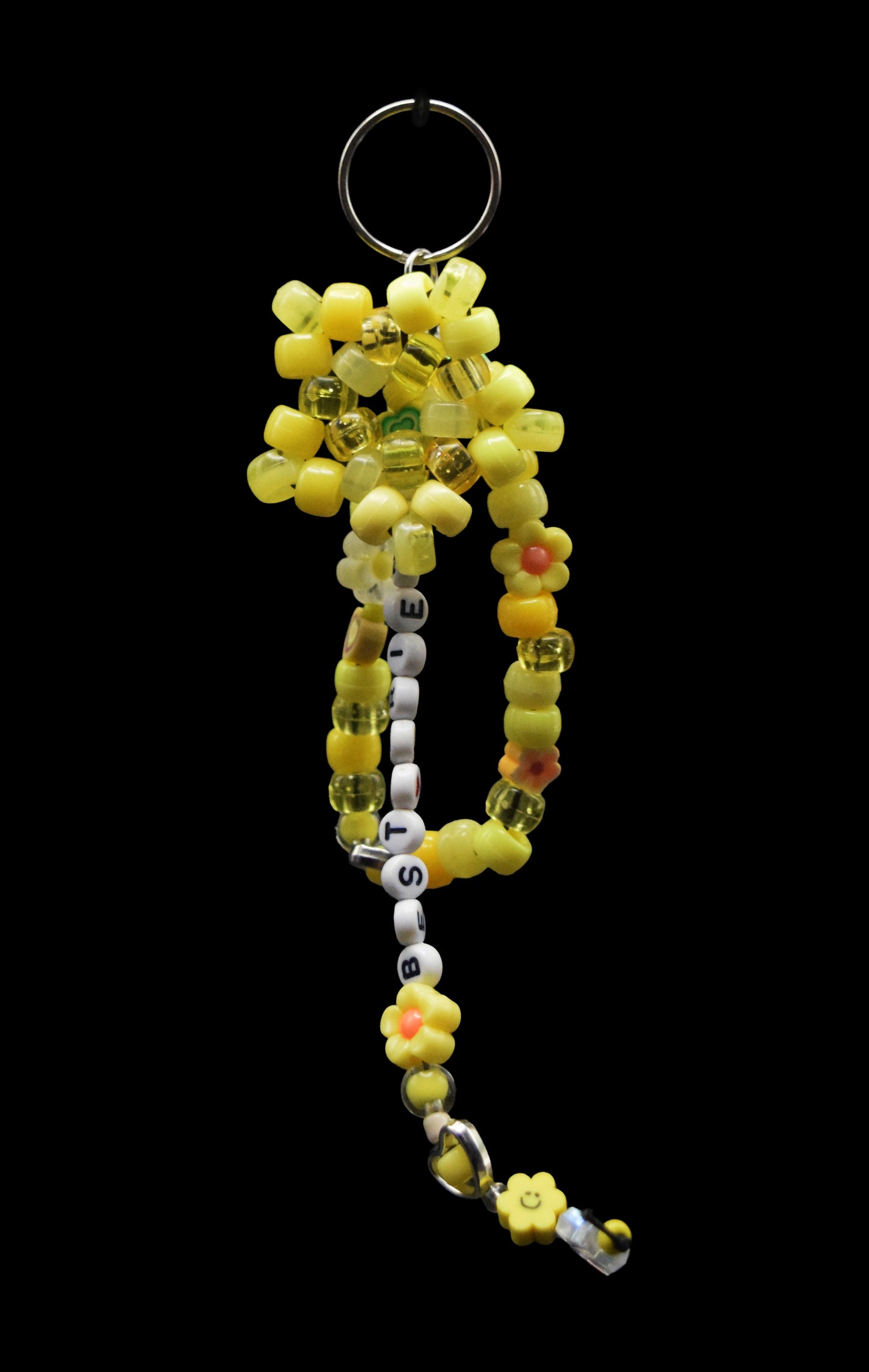 🌈 Beaded Message Keychain 🌈